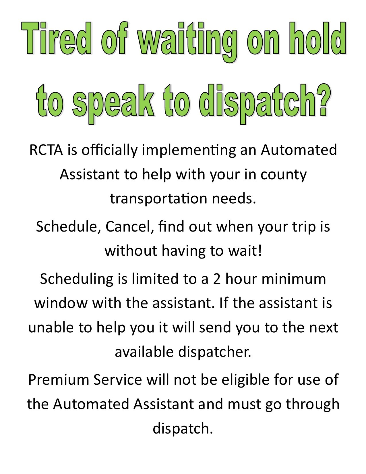Advertisement for Automated Assistant 